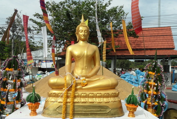 Tempel-Buddha festtag